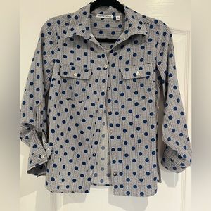 Notations polka dot blouse